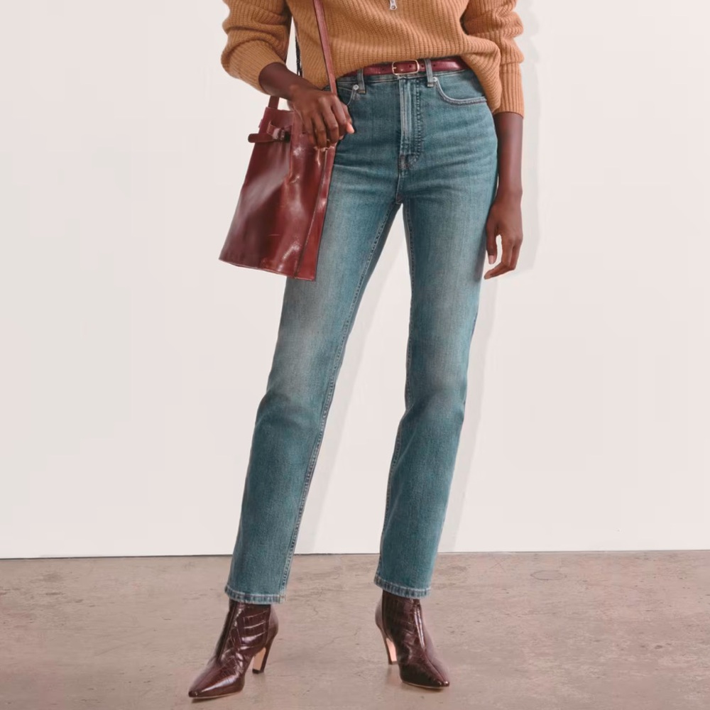 Everlane Women's The Way High Slim Crop Jean Size 29 High Rise 27” Inseam